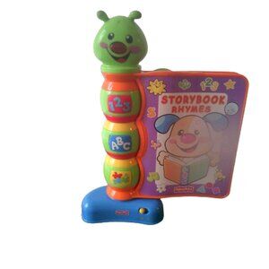 Vintage Fisher Price Laugh and Learn Storybook Rhymes Toy Talking Sounds 10"